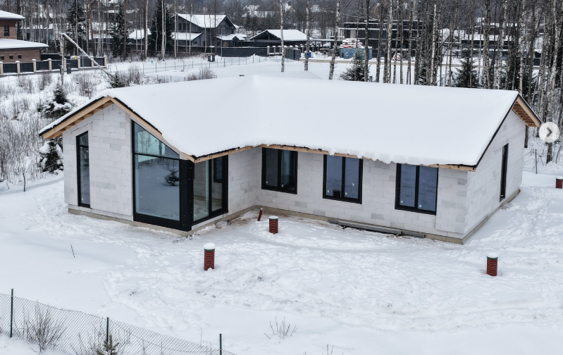 Domgazobeton maja projekt