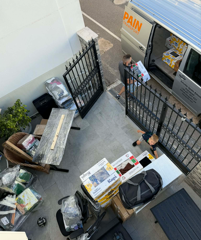 Viaspain transport kolimine tagasi Eestisse